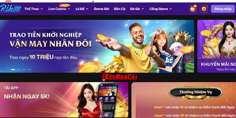 RIK88 - Nhà cái của sự tân tiến, hiện đại